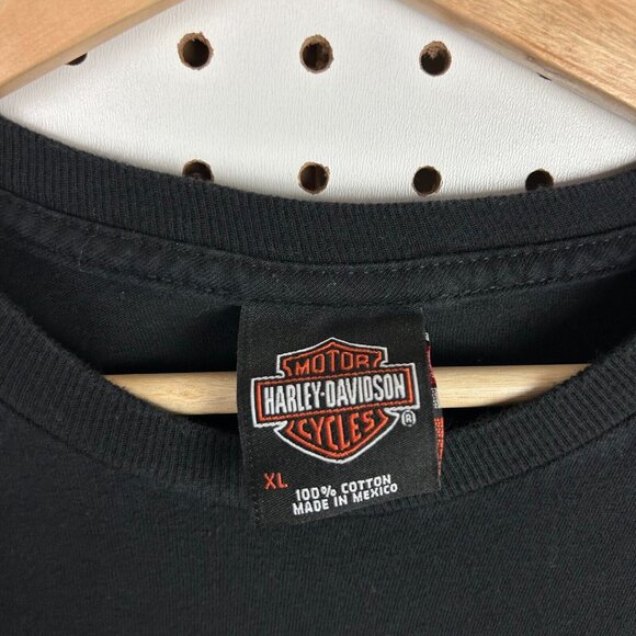 Harley Davidson Motorcycle Biker T Shirt XL Skull Black Gray Bumpus Tennessee TN - Picture 5 of 6